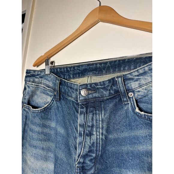 Ksubi Men Jean 36 Blue Van Winkle High Rage Distressed Patch Skinny Denim - Picture 4 of 8